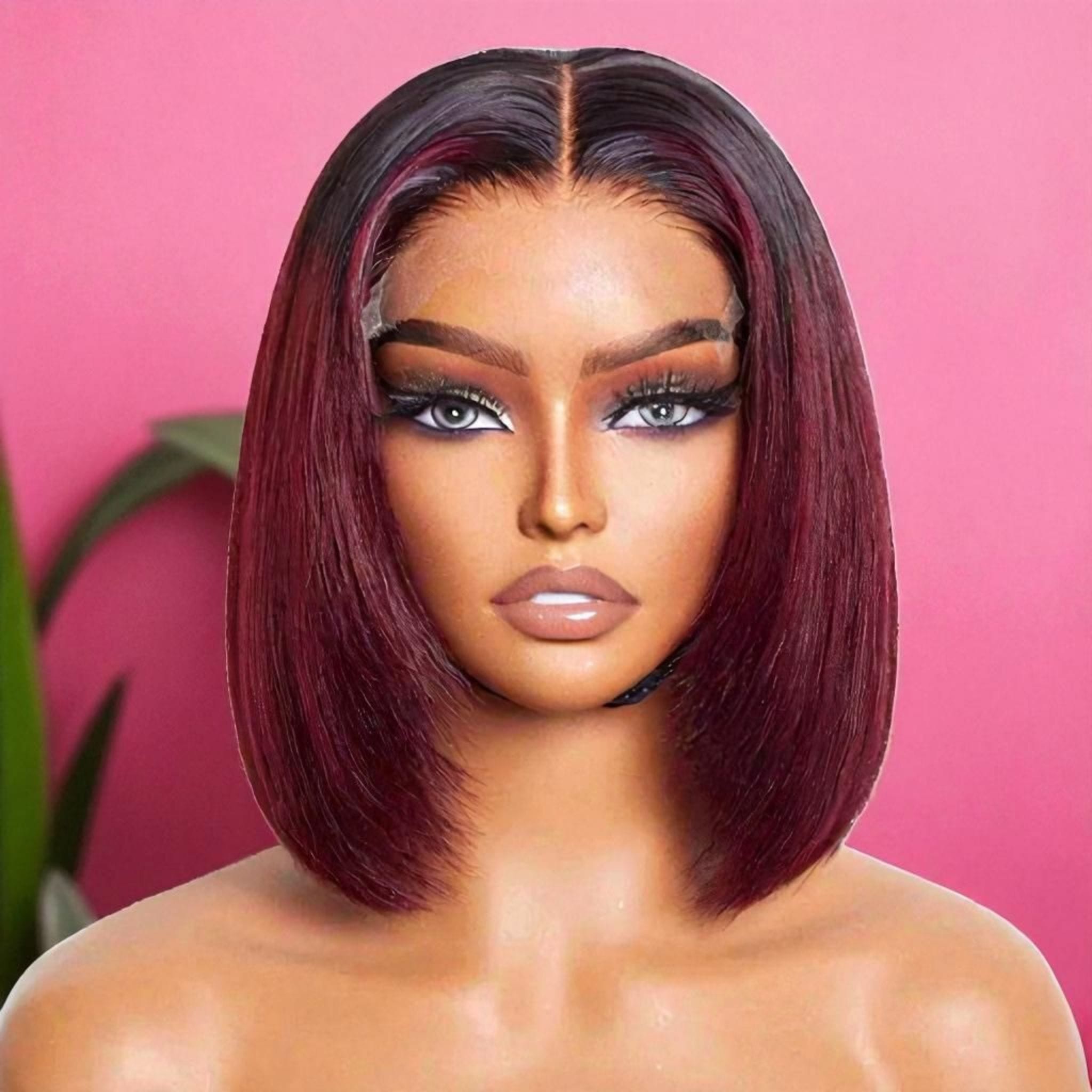5x5 Closure Bob Wig Straight 250% Density