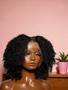 Bob Closure Wig Glueless Afro Kinky Curly